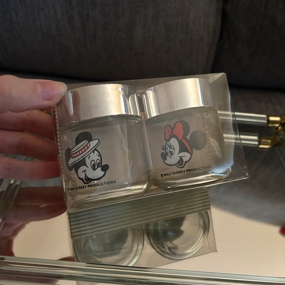 Mickey Minnie Mouse “Gift of Glass From Walt Disney World” Salt Pepper Shakers - Picture 4 of 4